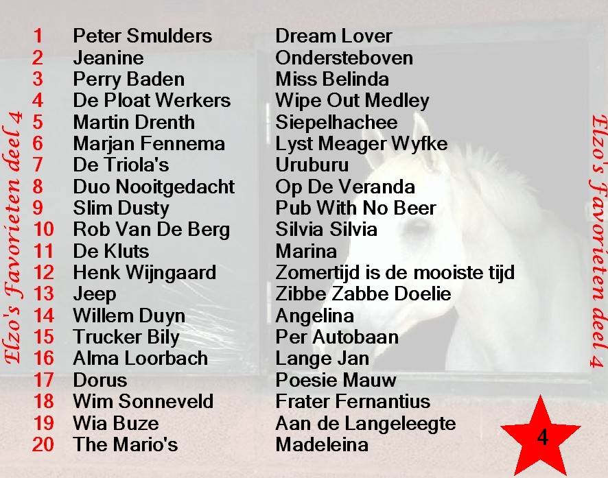 Elzos Favorieten  Deel 04 : Back